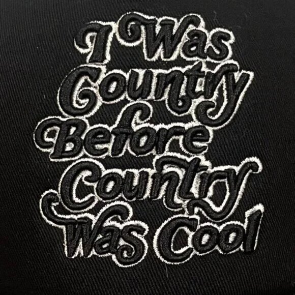 Understated Leather Country Cool Trucker Hat In Black - Picture 5 of 7